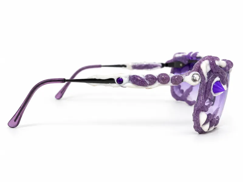 Lunettes Helo Mauve White — vue complémentaire 1