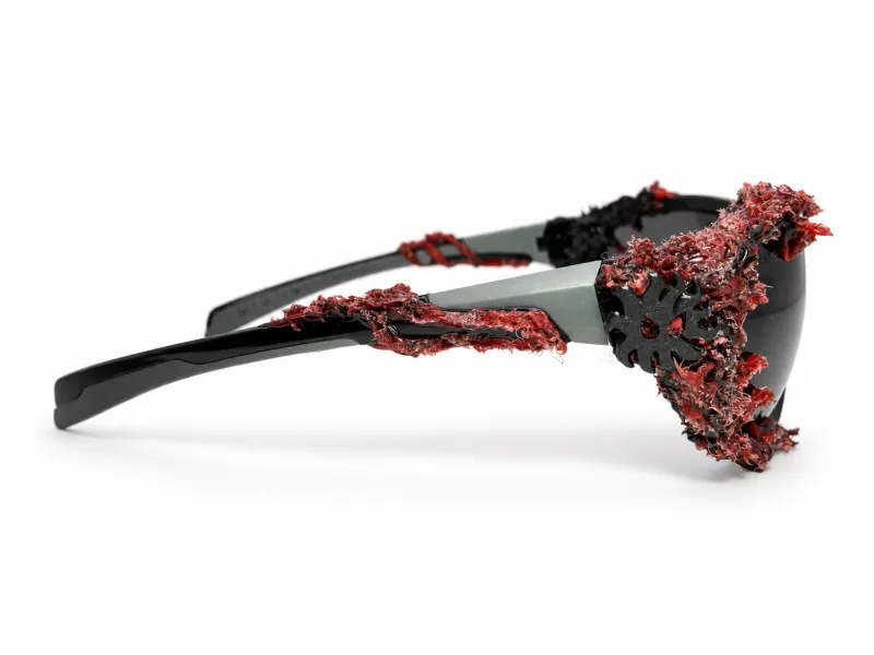 Lunettes Jin Red Textured — vue complémentaire 1