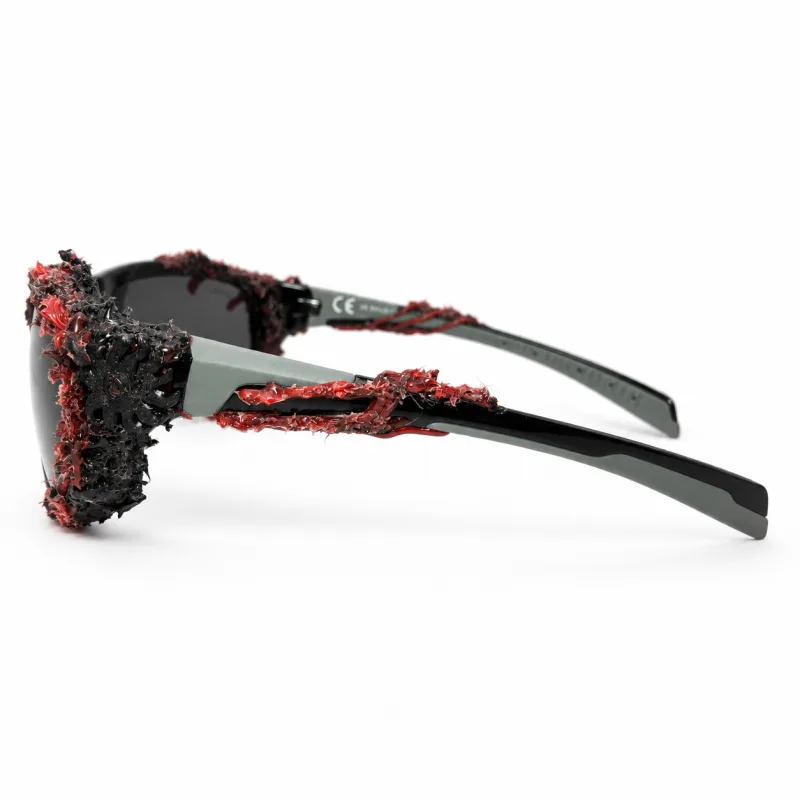 Lunettes Jin Red Textured — vue complémentaire 3