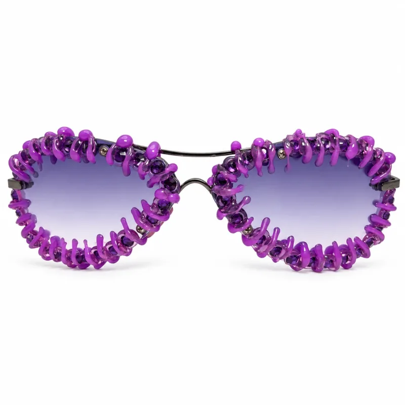 Lunettes Purple Spiral Anna — vue principale