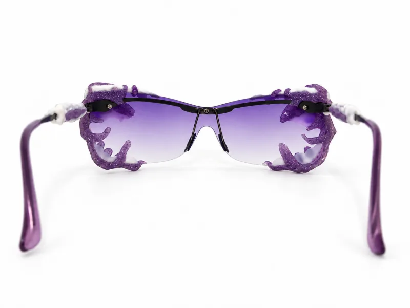 Lunettes Helo Mauve White — vue complémentaire 2