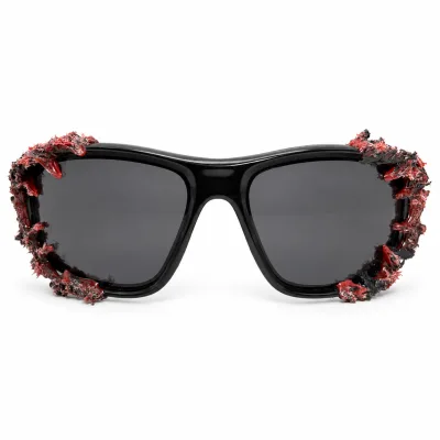 Lunettes Jin Red Textured — vue principale