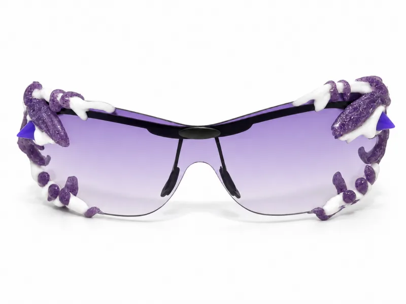 Lunettes Helo Mauve White — vue principale