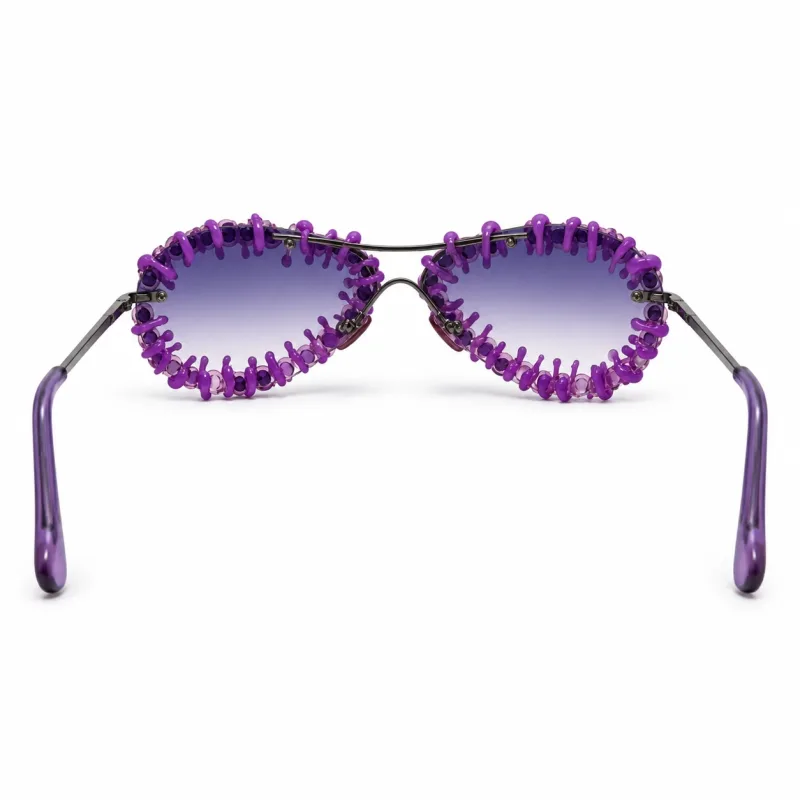 Lunettes Purple Spiral Anna — vue complémentaire 2